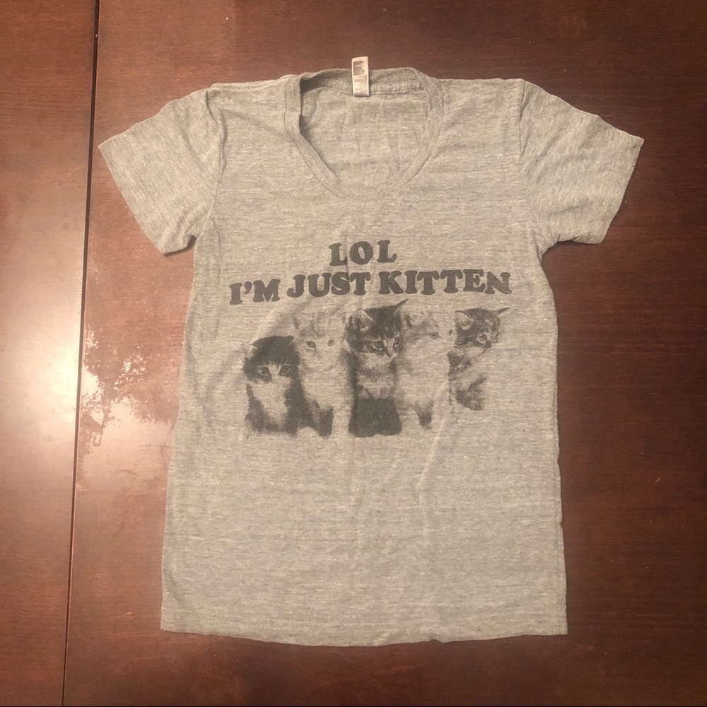 Gray Kitten Shirt
